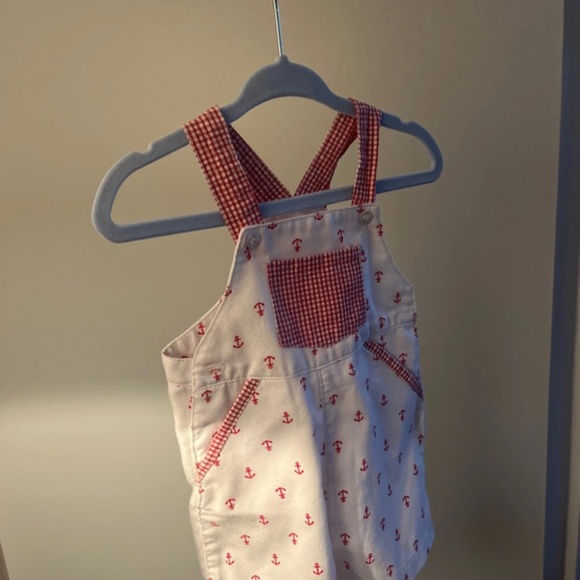 White and red Overall Lola Palacios 6M - Picture 1 of 3